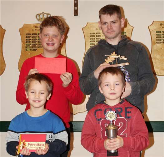 Die Sieger der Glückswettkämpfe und die Sebastianusmajestäten 2020.