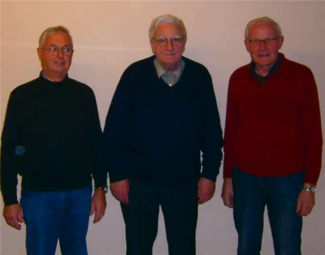 Die Sieger der Herren: Richard Schneider, Günther Wild und Karl Schopp.