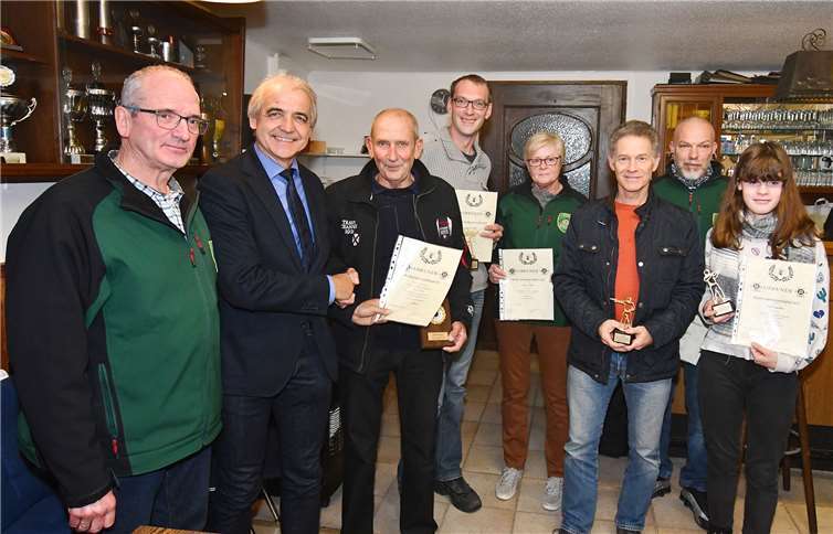Die Sieger der Stadtmeisterschaft der Schützen auf einen Blick. Fotos: RASCH