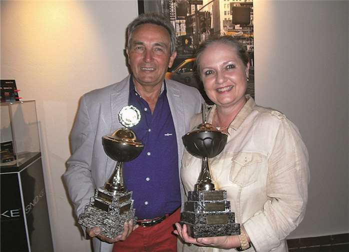 Die Sieger der Wanderpokale.