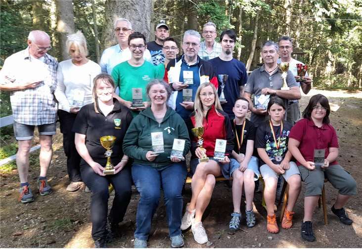 Die Sieger der einzelnen Wettkämpfe.Foto: Brigitte Arenz 