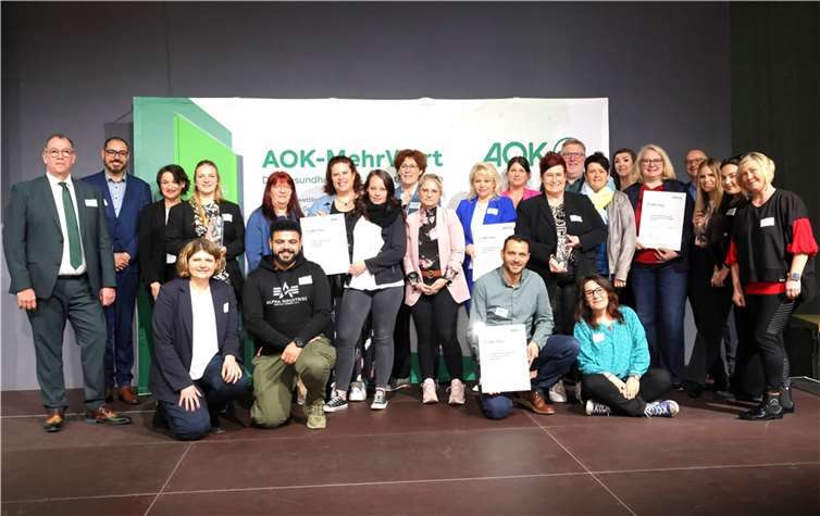 Die Sieger des BGF-Preis 2023 Gesunde Pflege der AOK.  Foto: privat