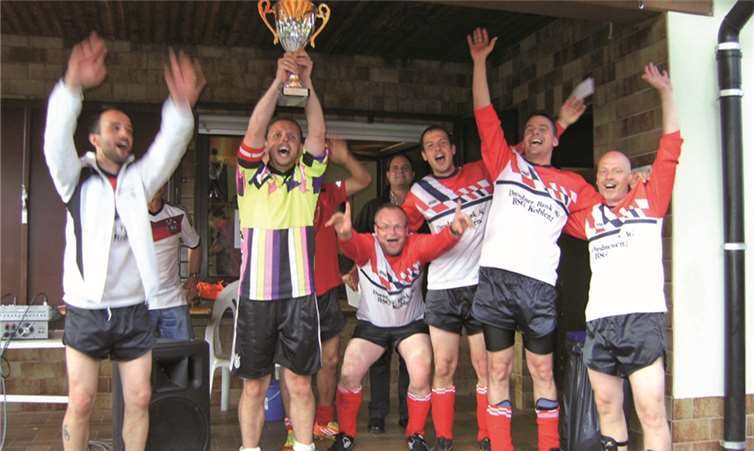 Die Sieger des Dorfturniers. privat