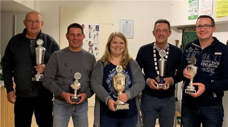 Die Sieger des Herbstabschlussschießen. Foto: privat