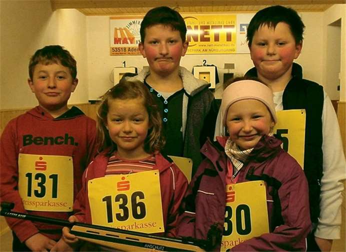 Die Sieger des Kinderbiathlons.privat