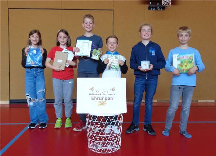 Die Sieger des Mathematik-Wettbewerbs der Grundschule Pfarrer-Bechtel.  Foto: privat
