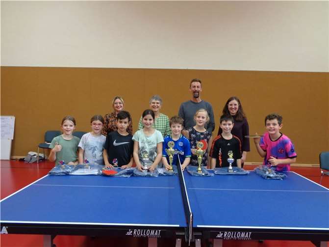 Die Sieger des Tischtennisturniers an der Grundschule Pfarrer-Bechtel in Mendig.  Foto: privat