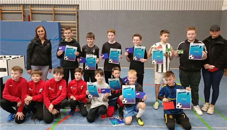 Die Sieger des Turniers.  Fotos: VG Maifeld/Katharina Machno