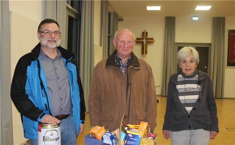 Die Sieger des letzten Turniers v.li.n.re.: Dieter Fredel aus Bonn-Beuel, Heinz Durfrain aus Godesberg und Gabi Hartz aus Meckenheim. privat