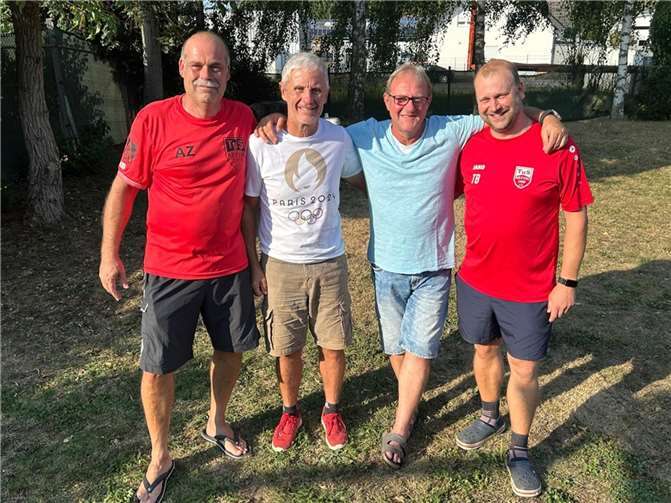 Die Sieger: v.l.n.r. Armin Zirvas, Jürgen Koch, Holger Dammann, Thomas Bruchhof