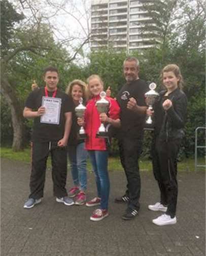 Die Sieger vom Tomburg-Boxing. privat