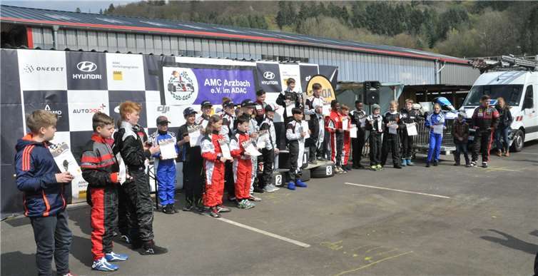 Die Siegerehrung der K3.