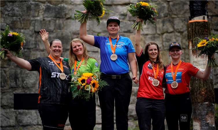 Die Siegerehrung des Amarok Cup. Fotos: STIHL TIMBERSPORTS®