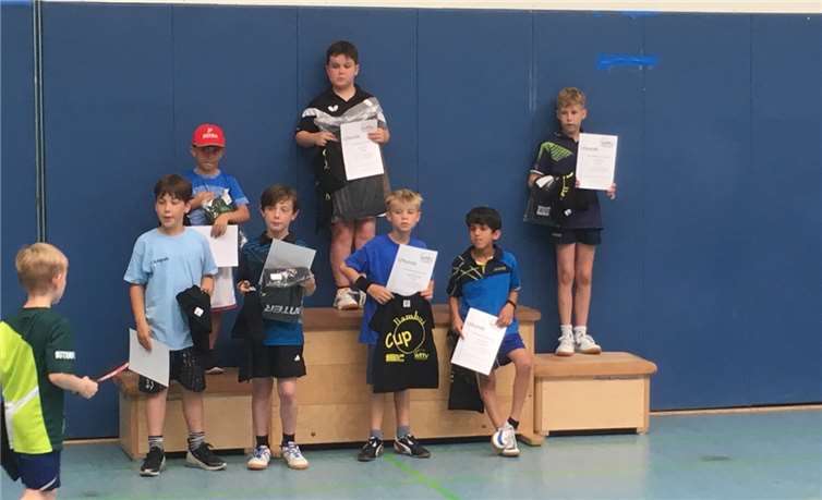 Die Siegerehrung durfte natürlich nicht fehlen.Fotos: privat