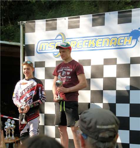 Die Siegerehrung in der Klasse der Experten, die Sven Kaiser vom AAC Bad Neuenahr gewann.