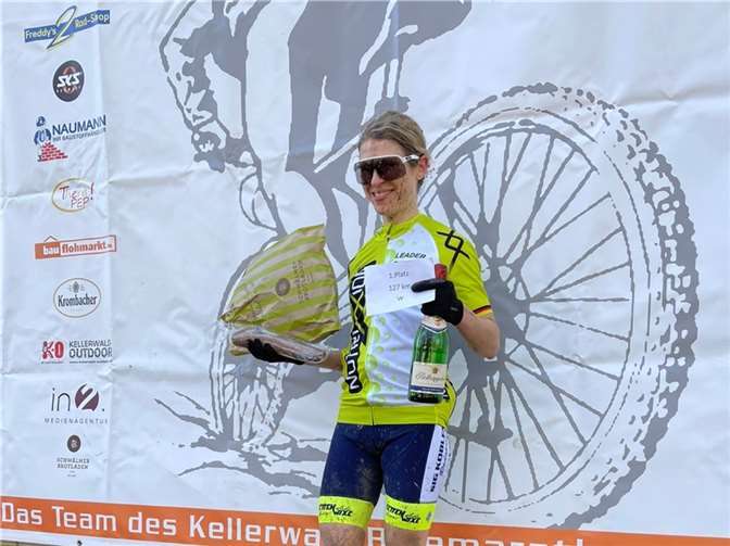 Die Siegerehrung von Annika Marzina.  Foto: privat