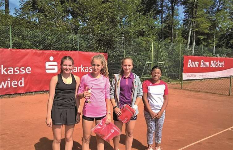 Die Siegerinnen bei den Mädchen U16. Privat