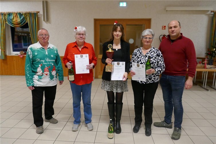 Die Siegerinnen beim Nikolauspokalschießen