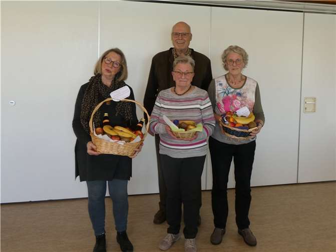 Die Siegerinnen des Seniorenquiz. Foto: privat