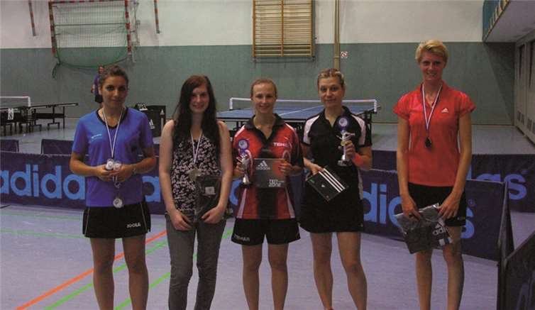 Die Siegerinnen des TTC Mülheim-Urmitz/Bhf..