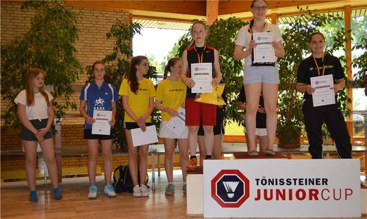 Die Siegerinnen in der Klasse U17.