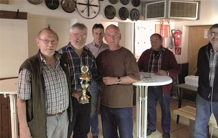 Die Siegermannschaft mit Karl Heinz Bentz, Manfred Schlig und Rolf Wegener. privat