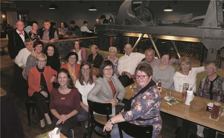 Die Singgemeinschaft Schlich war fast vollständig vertreten.