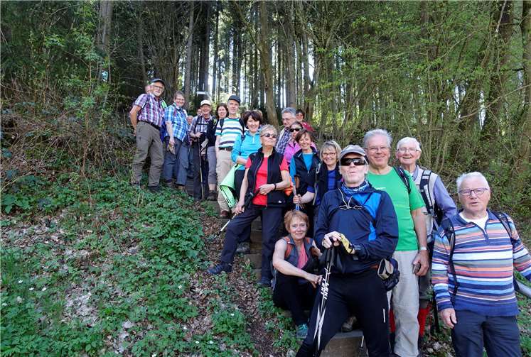 Die Sinziger Eifelfreunde waren auf der Iserbachschleife im Westerwald unterwegs.