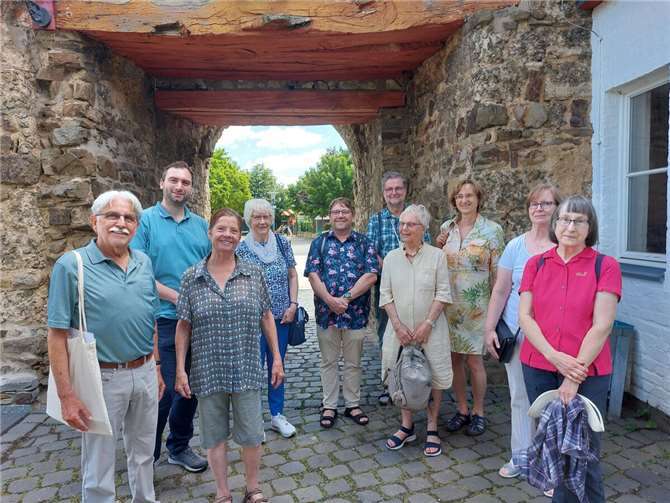 Die Sinziger Gruppe in Rheinbach.  Foto: Denkmalverein/Menacher