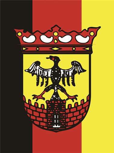 Die Sinziger Stadtfahne.  Privat