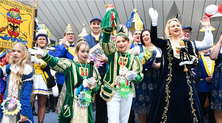 Die Sinziger Tollitäten waren natürlich ebenfalls mit von der Partie.