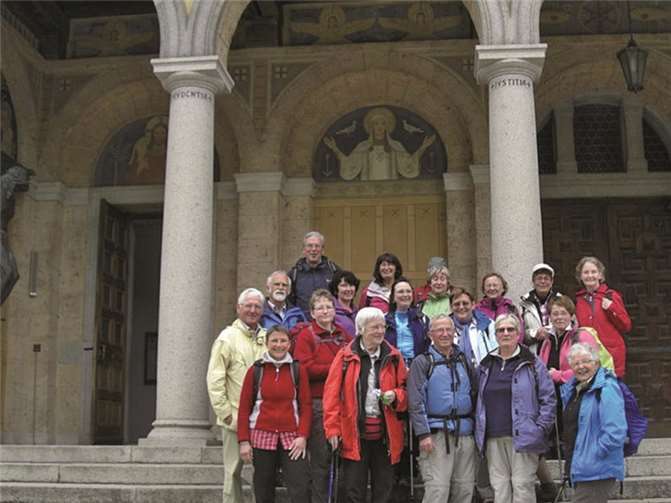 Die Sinziger Wanderer sind in einer Woche über 100 Kilometer gewandert.Privat