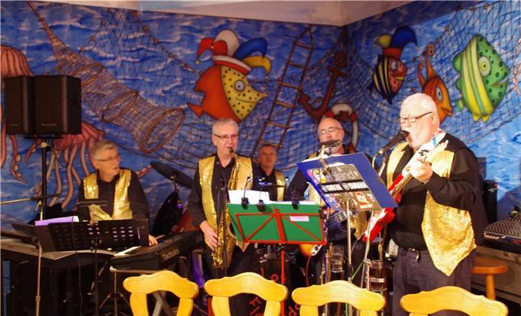 Die Sitzungsband „Los Eldorados“. Kai-Uwe Kopp