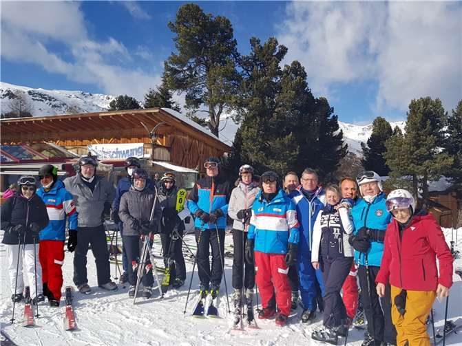 Die Skifreunde aus Bad Neuenahr erlebten eine gelungen Skifreizeit in Südtirol.  Foto: privat