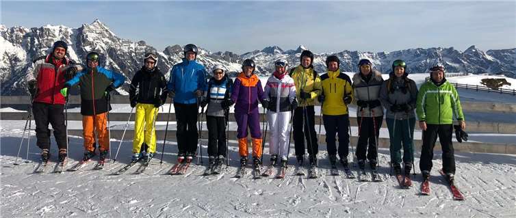 Die Skiläufer vom TV 05 Mülheim.Foto: privat