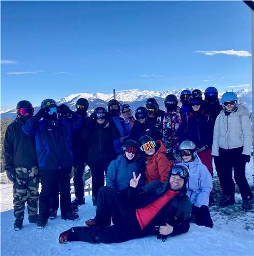 Die Skiwanderfahrt führte die Schülerinnen und Schüler in das österreichische Götzens.  Foto: privat