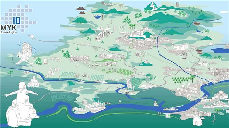 Die „Smarte Region MYK10“ entwickelt und erprobt bis Ende 2027 zukunftsweisende Strategien und Lösungen für alle Daseinsbereiche im Kreis MYK.  Foto: Smarte Region MYK10