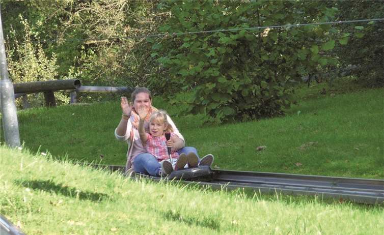 Die Sommerrodelbahn war eines der Highlights des Ausfluges. privat