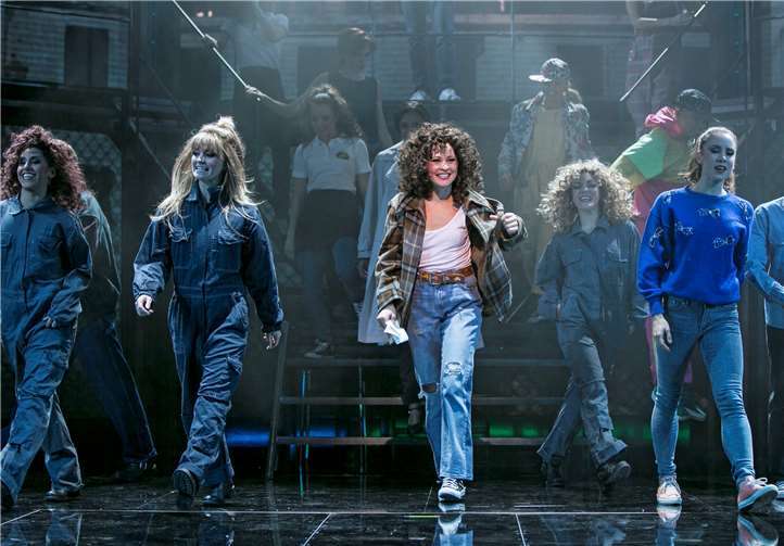 Die Songs und das Lebensgefühl der 80er Jahre bringt die Bühnenadaption FLASHDANCE – DAS MUSICAL live auf die Bühne. Foto: Louise Martinsson