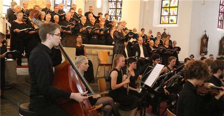 Die Sopranistin Katharina Woesner überzeugte als Solistin