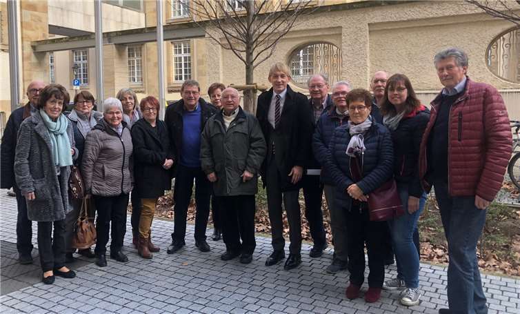 Die Sozialdemokraten aus der Verbandsgemeinde Pellenz besuchten den örtlichen Landtagsabgeordneten Marc Ruland an seiner politischen Wirkungsstätte in Mainz.Foto: SPD Pellenz