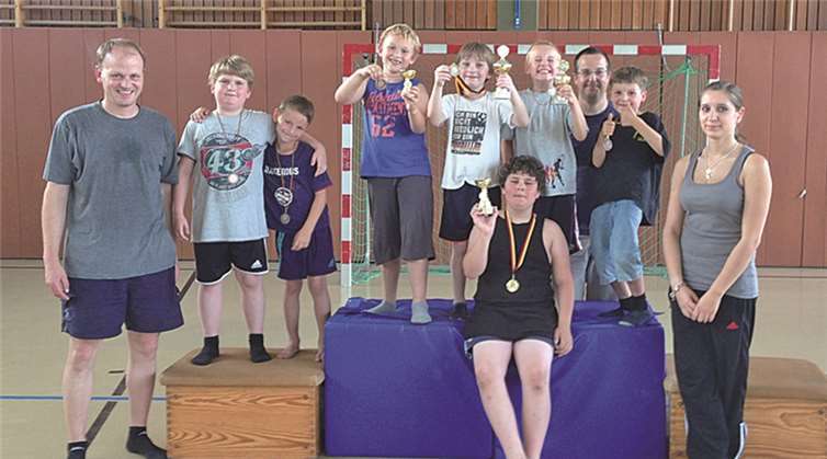 Die Spannung war natürlich groß bei der Vereinsmeisterschaft der Jungengruppe.privat