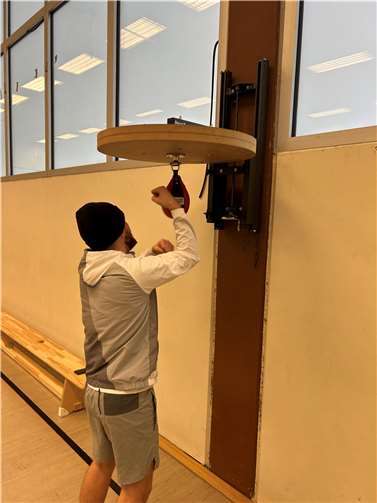 Die Speedbälle erweitern das Trainingsspeltrum.  Fotos: privat