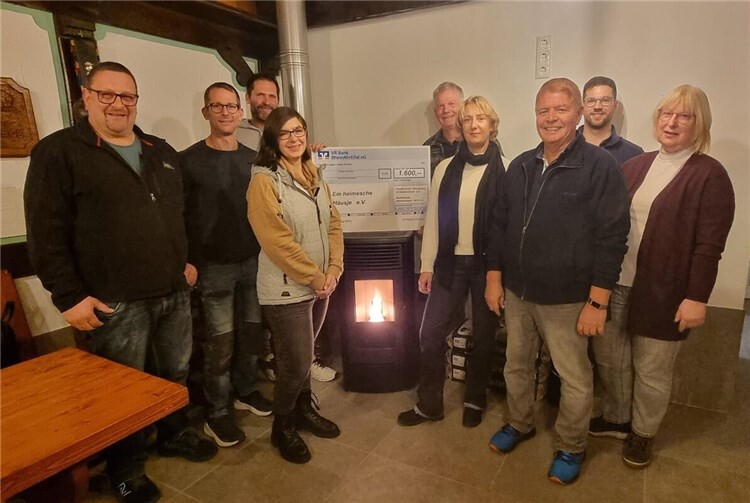 Die Spende soll in die Anschaffung eines Pelletofens fließen.  Foto: privat