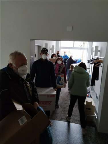 Die Spendenannahme lief bisher gut. .  Fotos: Archiv von SIN e.V.