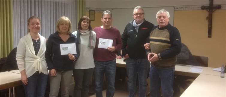 Die Spendenübergabe bei der Ortsringsitzung. Privat