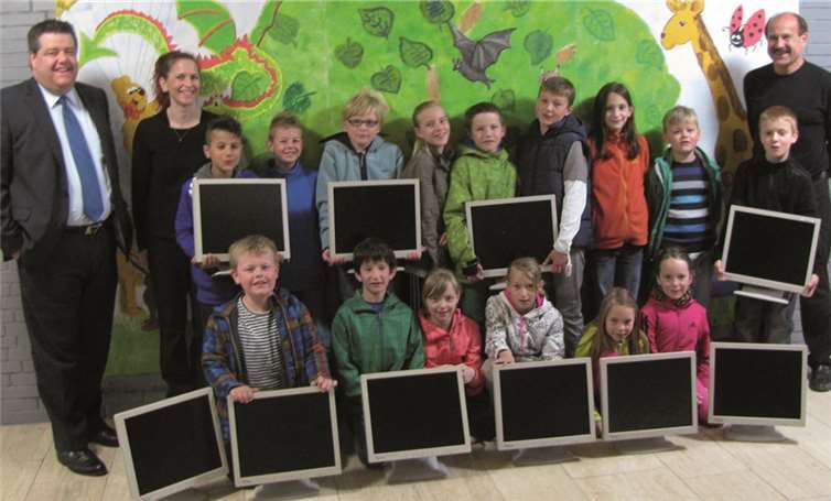 Die Spendenübergabe durch Herrn Dahm.Privat