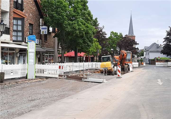 Die Sperrungen am Fronhof.Quelle: SPD Swisttal