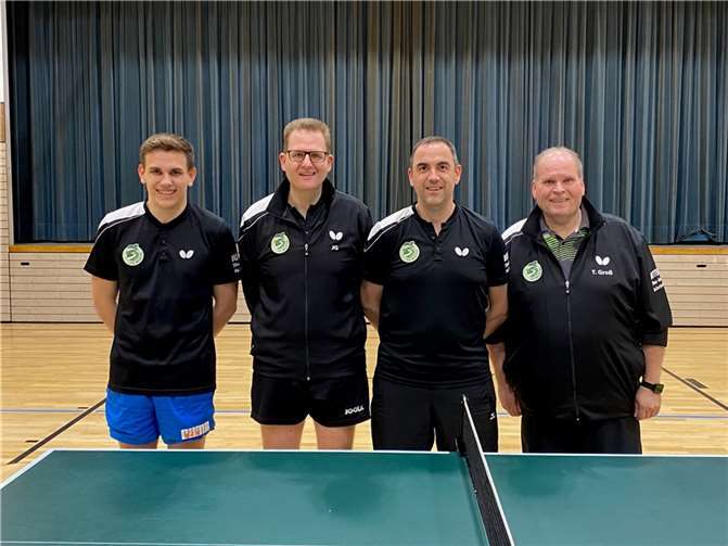 Die Spieler: Niklas Kranz, Jürgen Gippert, Marcus Schunk, Thomas Groß. Foto: privat