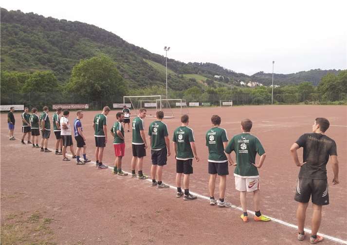 Die Spieler bereiten sich auf die neue Saison vor.privat